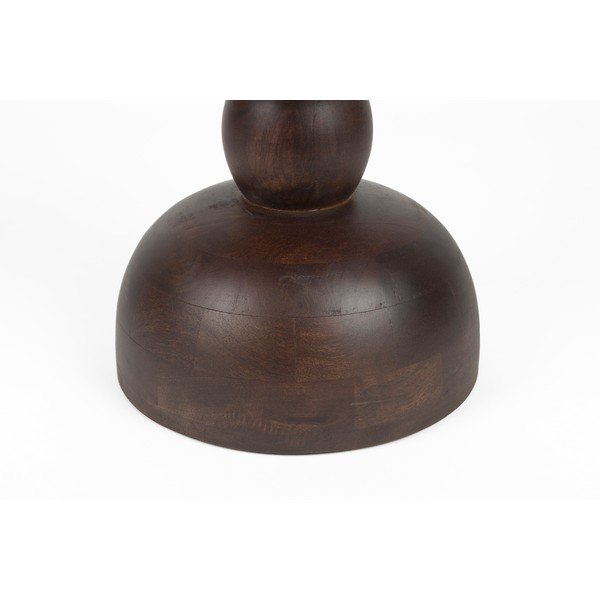 Kulatý odkládací stolek z mangového dřeva ø 30 cm Izzy – White Label-image-2