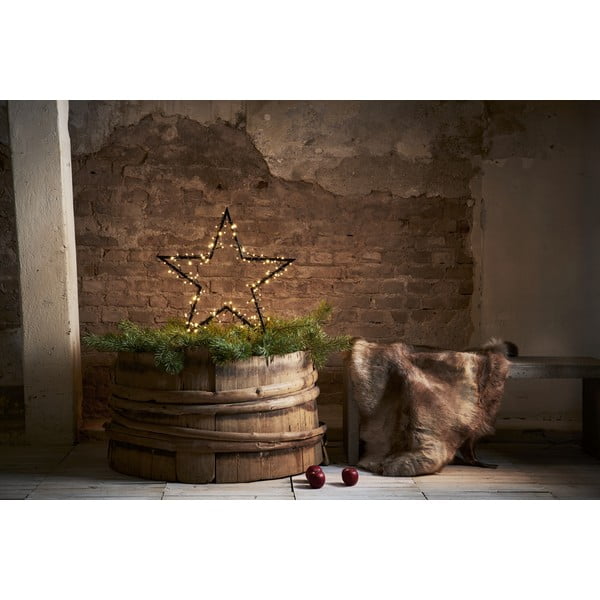 Černá venkovní světelná dekorace s vánočním motivem Spiky – Star Trading-image-2