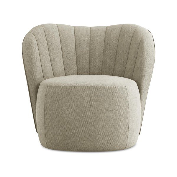 Béžové žinylkové křeslo Keloa – Makamii-image-1