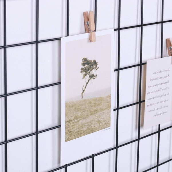 Černá kovová nástěnka, 50 x 70 cm-image-4