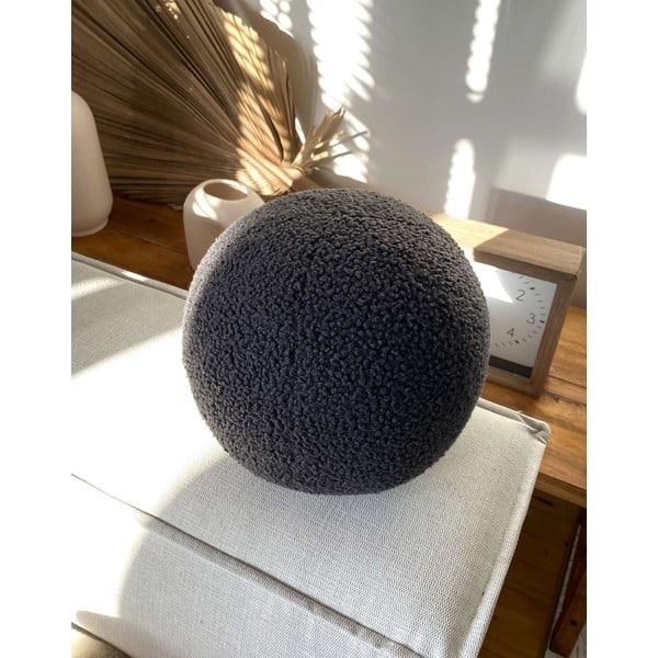 Dekorační polštář z materiálu bouclé ø 25 cm Top – Mioli Decor-image-2
