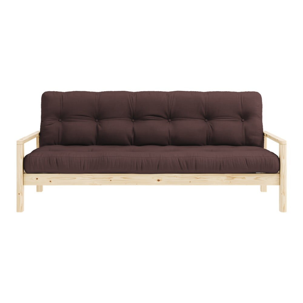 Tmavě hnědá rozkládací pohovka 205 cm Knob – Karup Design