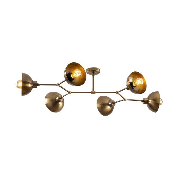 Stropní svítidlo ve zlaté barvě s kovovým stínidlem 52x102 cm Dram – Opviq lights-image-2