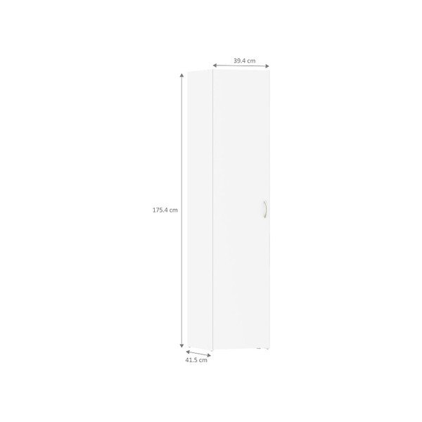 Bílá šatní skříň Evegreen House Spark, výška 175,4 cm-image-1