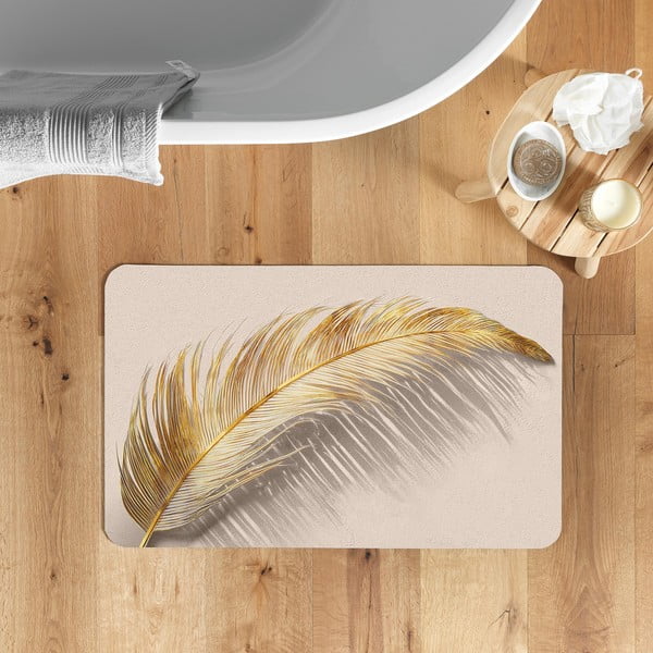 Světle hnědá koupelnová předložka 50x120 cm Angelica – douceur d'intérieur-image-1