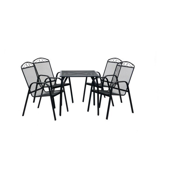 Kovový zahradní jídelní stůl 70x70 cm ZWMT – Rojaplast-image-3