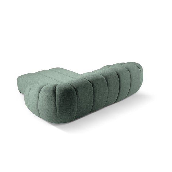 Světle zelená rohová pohovka (pravý roh) Diana – Micadoni -image-3