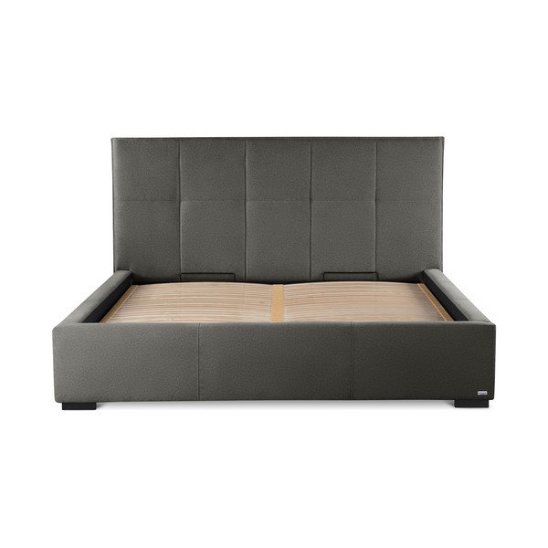 Hnědošedá dvoulůžková postel Guy Laroche Home Allure, 180 x 200 cm-image-2