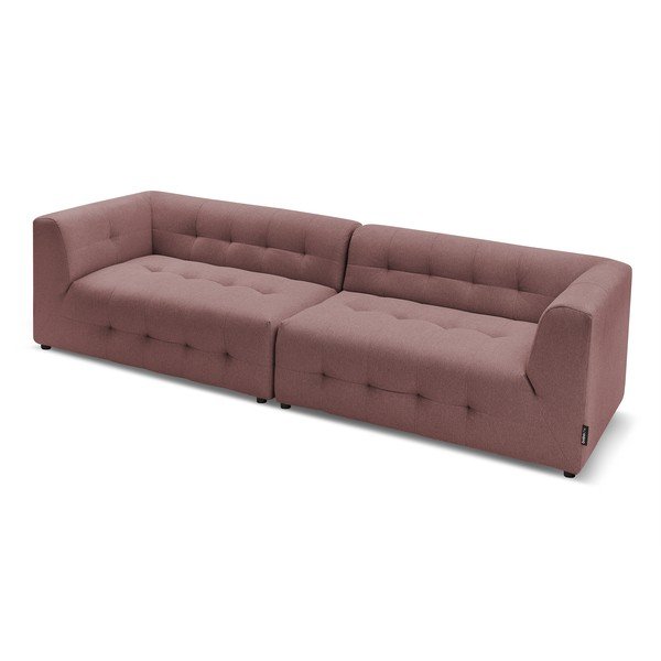 Tmavě růžová pohovka 324 cm Kleber - Bobochic Paris-image-3