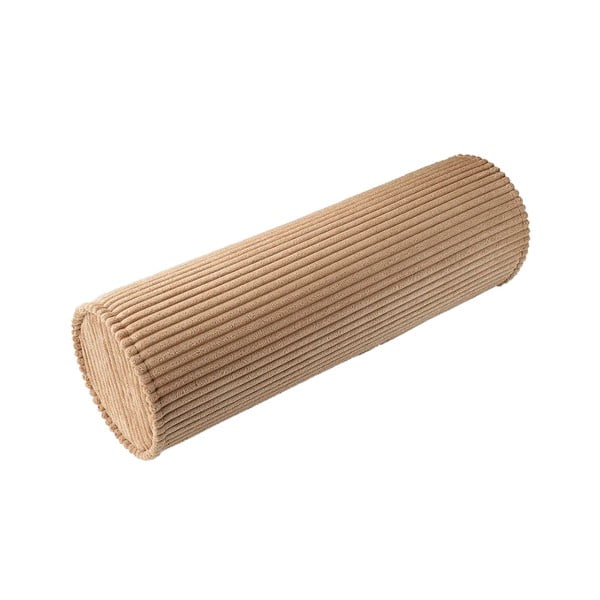 Hnědý manšestrový dětský pohovkový polštář Roll – Wigiwama