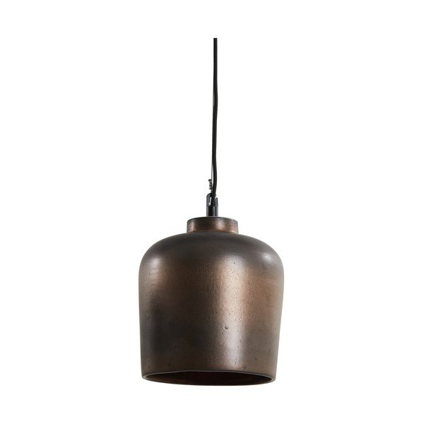 Závěsné svítidlo v bronzové barvě s keramickým stínidlem ø 22,5 cm Dena – Light & Living