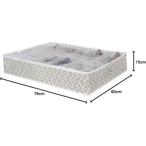 Organizér na boty pod postel Compactor Daman Range Shoes Underbed Bag, 76 x 60 cm-image-2