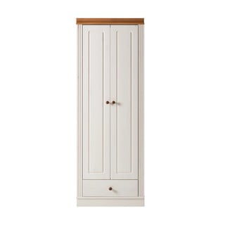 Bílá šatní skříň z borovicového dřeva 65x180 cm Anita – Støraa