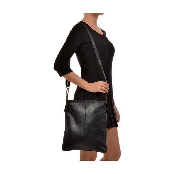 Černá kožená kabelka Mangotti Pasca-image-4