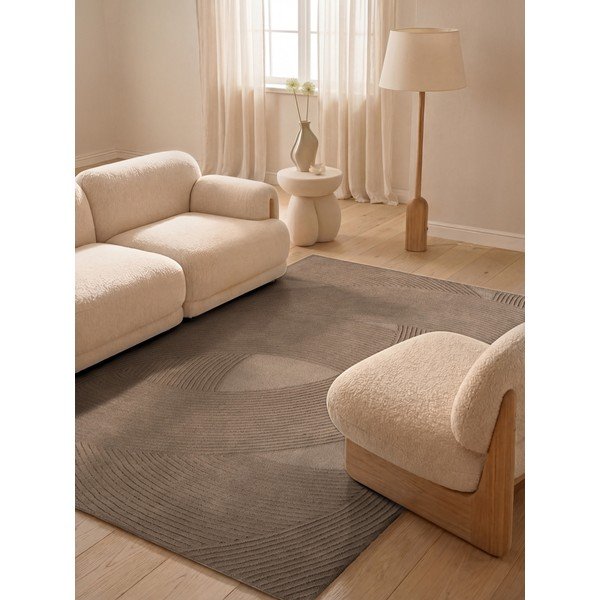 Hnědý vlněný koberec 120x170 cm Kensington Victoria – Ted Baker-image-1