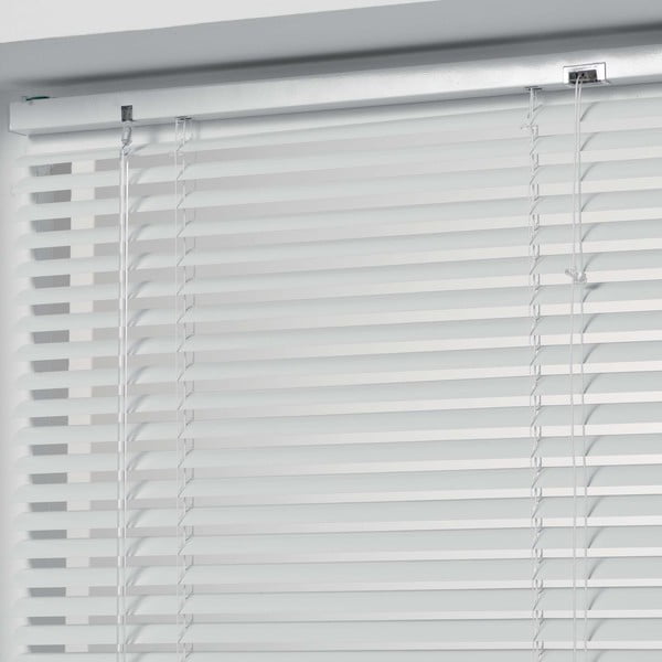 Bílá kovová žaluzie 90x130 cm Venitien – douceur d'intérieur-image-1