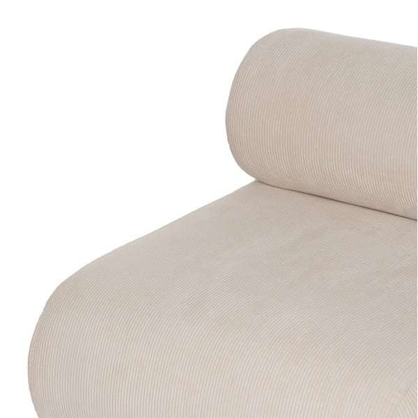 Krémové manšestrové křeslo – Ixia-image-4