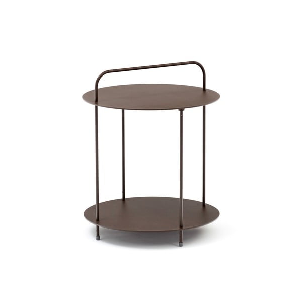 Kovový kulatý zahradní odkládací stolek ø 45 cm Plip – Ezeis