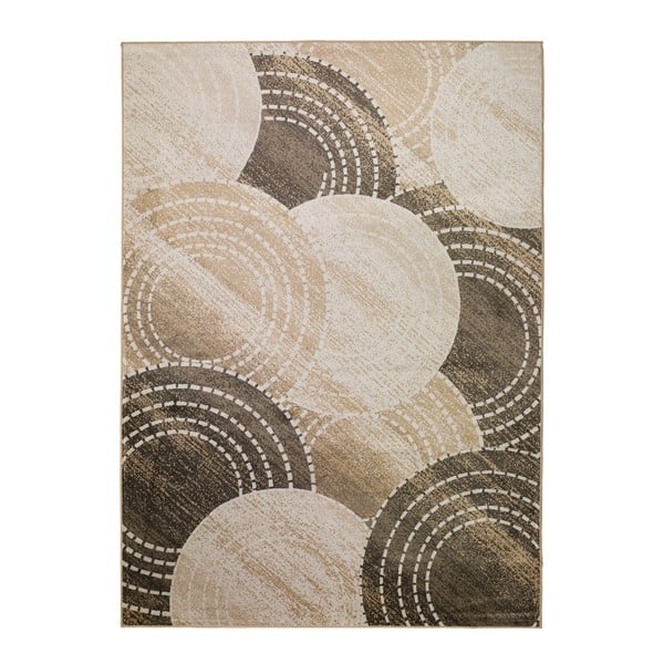 Hnědo-béžový koberec MOMA Belga, 100 x 140 cm