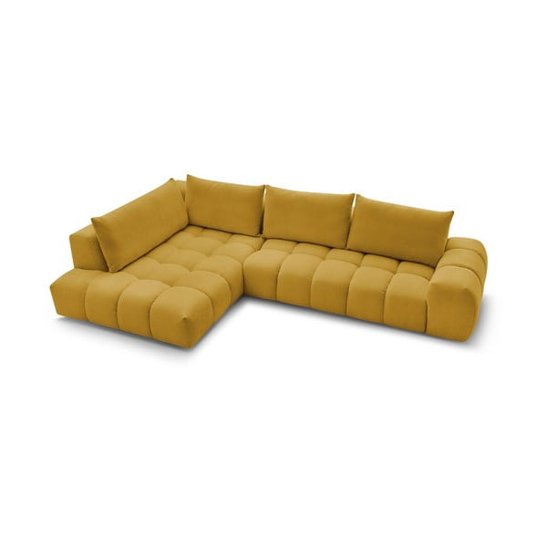 Okrově žlutá rohová pohovka (levý roh) Everest – Bobochic Paris-image-4