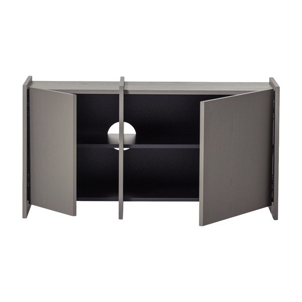 Šedý TV stolek v dekoru jasanu 102x53x44 cm Brock – WOOOD-image-4