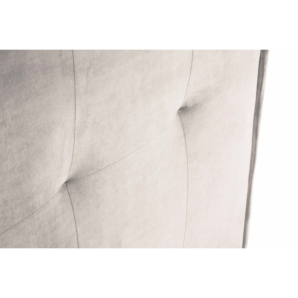 Krémové čelo postele 160x120 cm Monica – Milo Casa-image-1