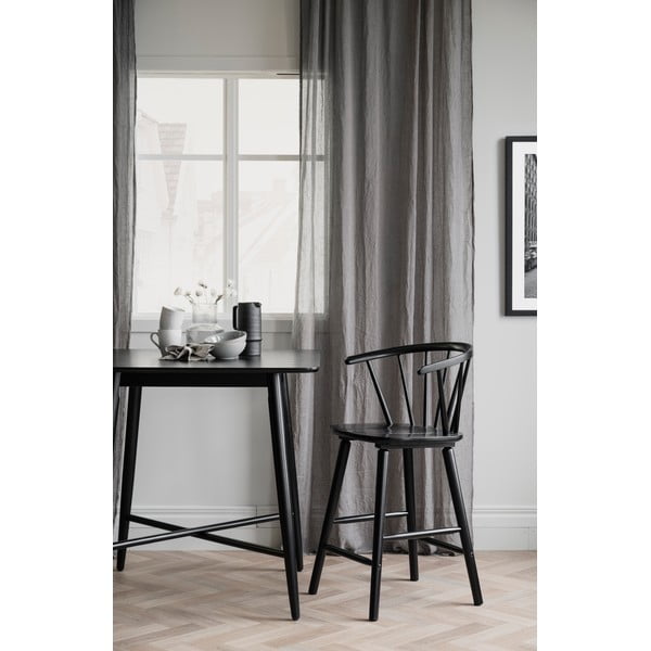 Černý barový stůl Rowico Lotta-image-1