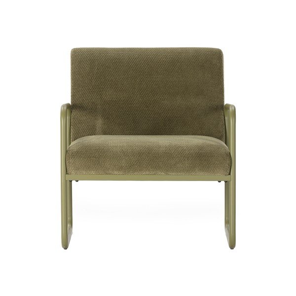 Zelené žinylkové křeslo Vince – MOME-image-2