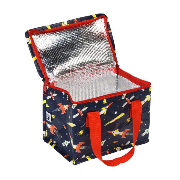 Tmavě modrá chladicí taška Space Age Rocket – Rex London-image-2