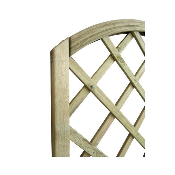 Zahradní dekorativní mříž z borovicového dřeva Crido Consulting Arched Pine-image-3
