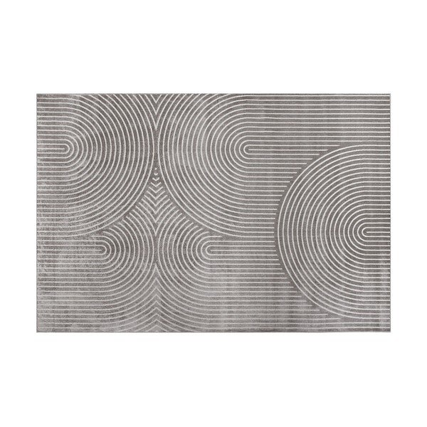 Šedý koberec z viskózy 140x200 cm Geode – douceur d'intérieur-image-2