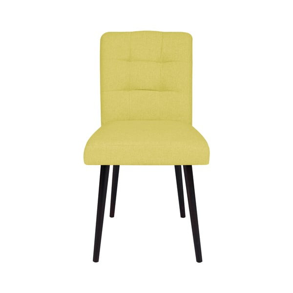 Žlutá jídelní židle Cosmopolitan Design Monaco