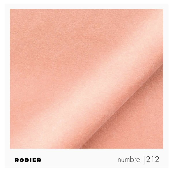 Růžová sametová rozkládací/s úložným prostorem rohová pohovka (pravý roh/s lenoškou) Brim – Rodier-image-2