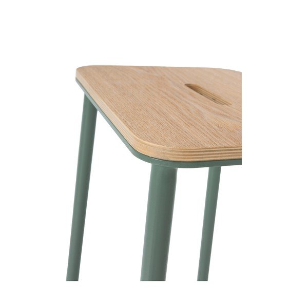 Zelené barové stoličky v sadě 2 ks (výška sedáku 65 cm) Abba – Marckeric-image-4