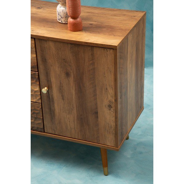 Komoda v tmavě přírodní barvě 114x70x39 cm Frida – Premier Housewares-image-4