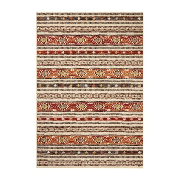 Červeno-oranžový koberec Schöngeist & Petersen Diamond, 133x195 cm