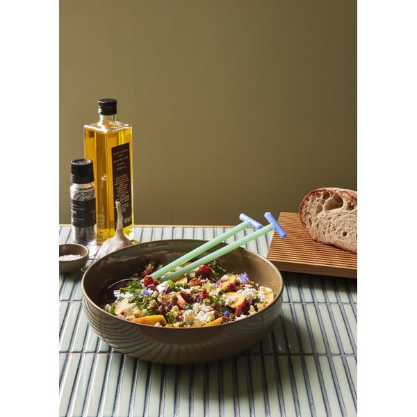 Khaki servírovací miska z kameniny ø 28 cm Amare – Hübsch-image-4