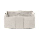 Béžový textilní košík na chléb Blomus Bread, 26 x 26 cm