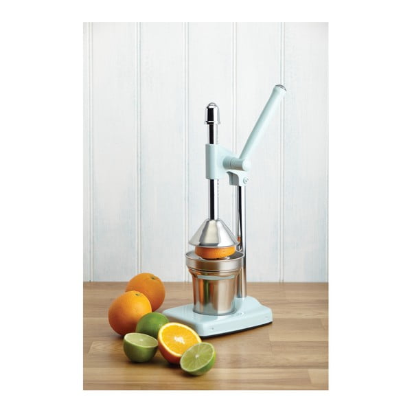 Ruční modrý pákový odšťavňovač Kitchen Craft Living Nostalgia-image-1