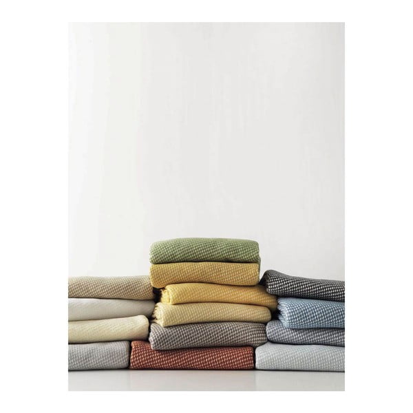 Olivově zelený pléd s podílem bavlny Euromant Ruby, 140 x 180 cm-image-1