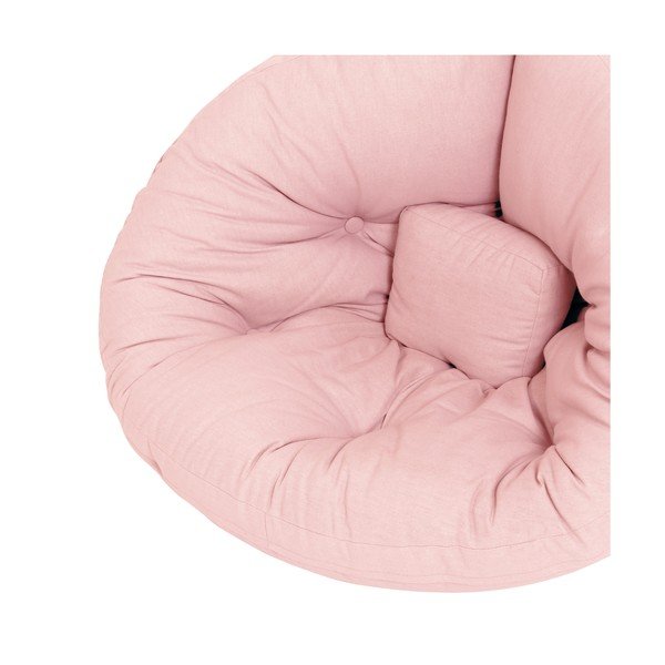 Růžové relaxační dětské křesílko Mini Nido - Karup Design-image-3