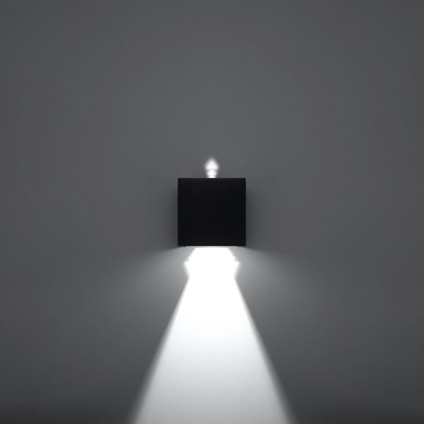 Černé LED nástěnné svítidlo Pinio – Sollux-image-4