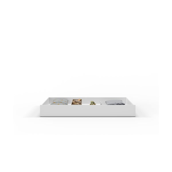 Bílý šuplík pod dětskou postel 90x190 cm Valka – Marckeric-image-4