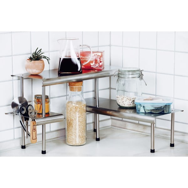 Přídavná polička z nerezové oceli Massivo - Maximex-image-4