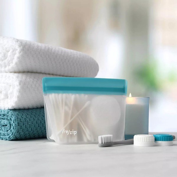 Sada 3 modrých svačinových sáčků (re)zip Essential-image-1