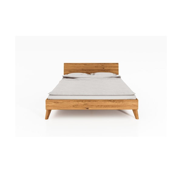Dvoulůžková postel z dubového dřeva 180x200 cm Greg 1 - The Beds-image-2