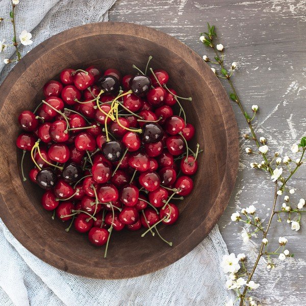 Dřevěná mísa v přírodní barvě ø 30 cm Mango – Orion-image-1