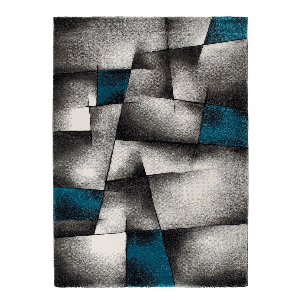 Modro-šedý koberec Universal Malmo, 140 x 200 cm