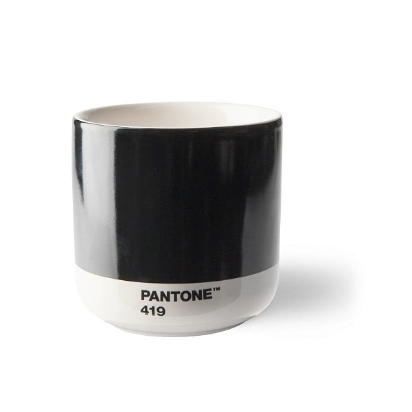 Černý keramický hrnek 175 ml Cortado Black 419 – Pantone