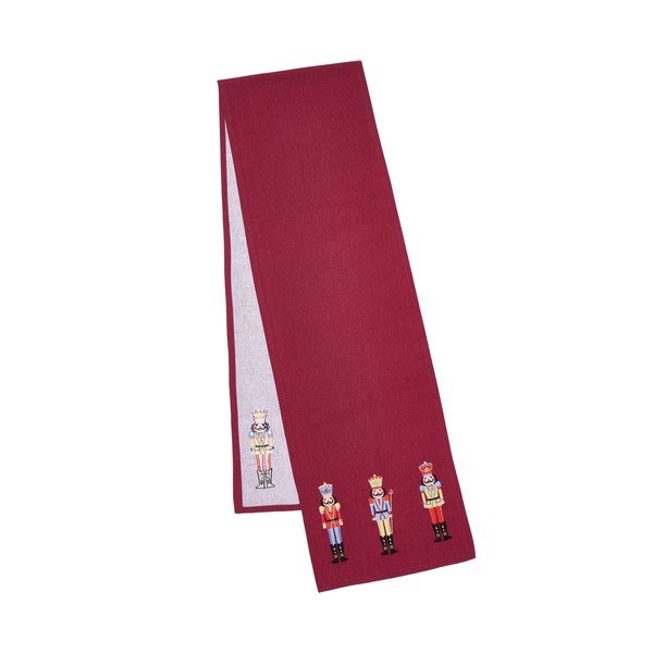 Bavlněný běhoun na stůl s vánočním motivem 220x32 cm Christmas Nutcracker – Catherine Lansfield